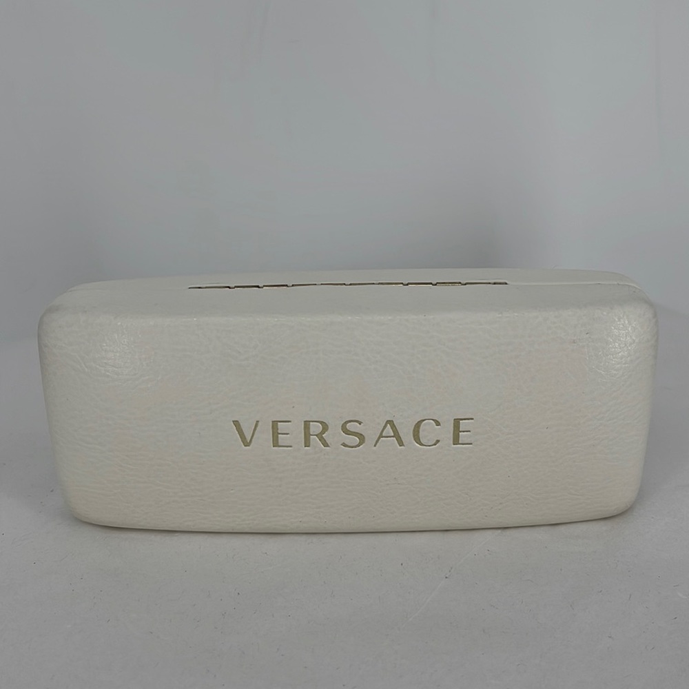 Versace Large Eyeglasses/Sunglasses Case‎ White